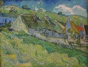 Vincent Van Gogh Cottages oil on canvas